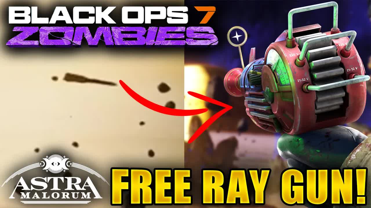 Astra Malorum FREE Ray Gun Rocket Easter Egg Guide! (Black Ops 7 Zombies Zarya Cosmodrome Rocket)