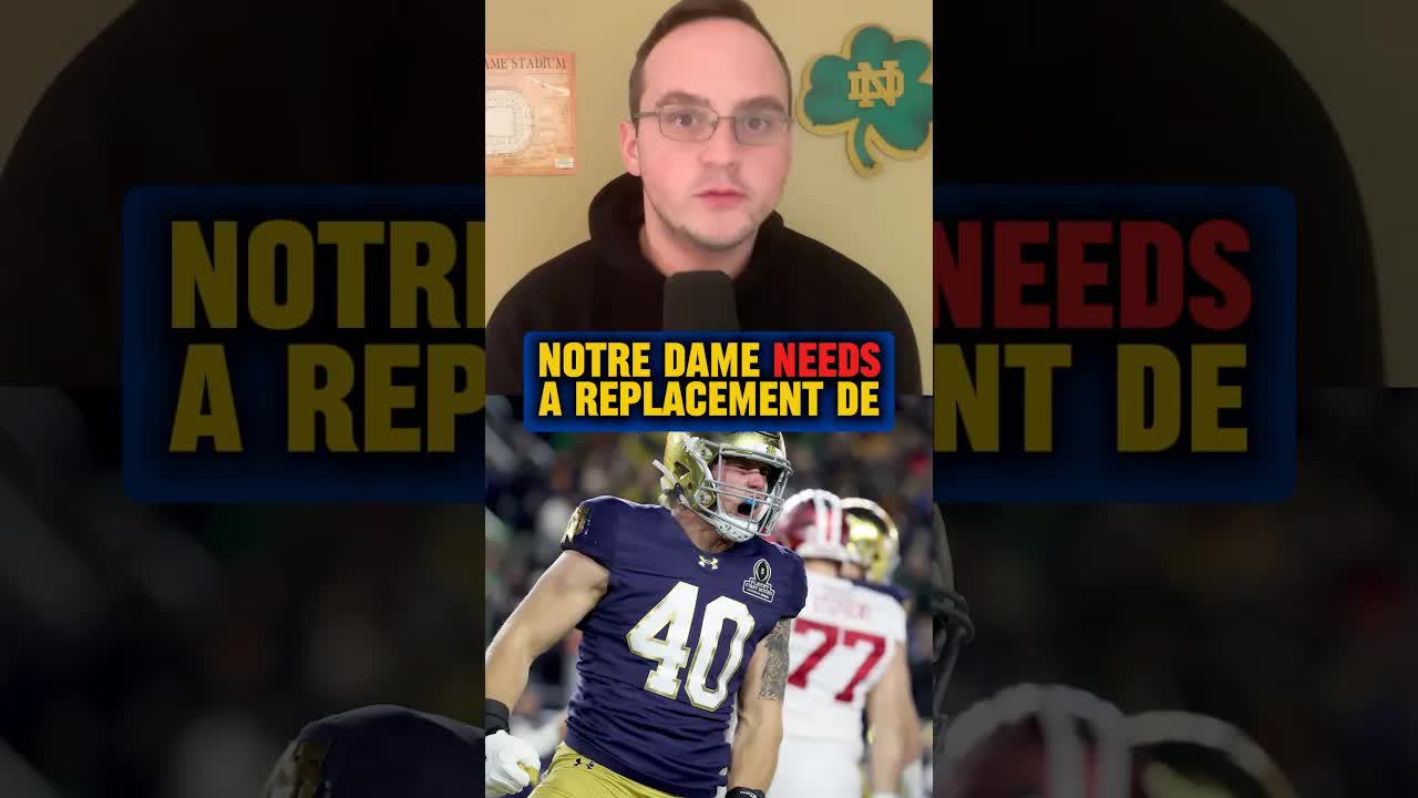 The #Irish defense has another key position to fill ☘️ #NotreDame #edit #shorts #transferportal
