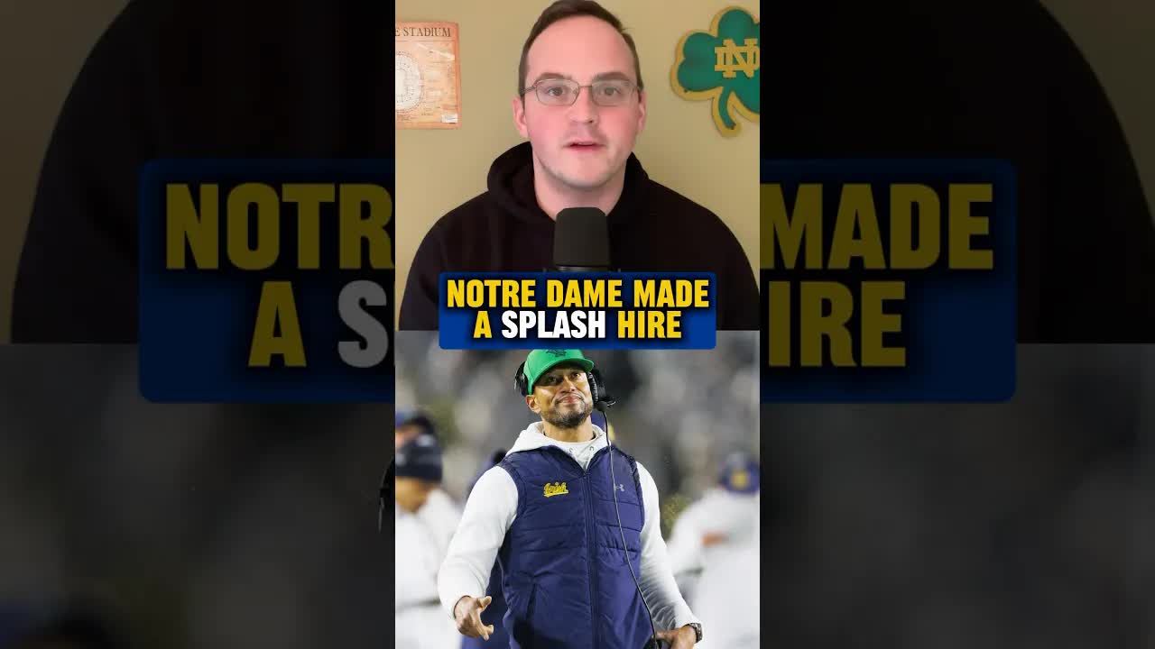 The #Irish made a home-run hire when they needed it the most ☘️ #NotreDame #edit #football #shorts
