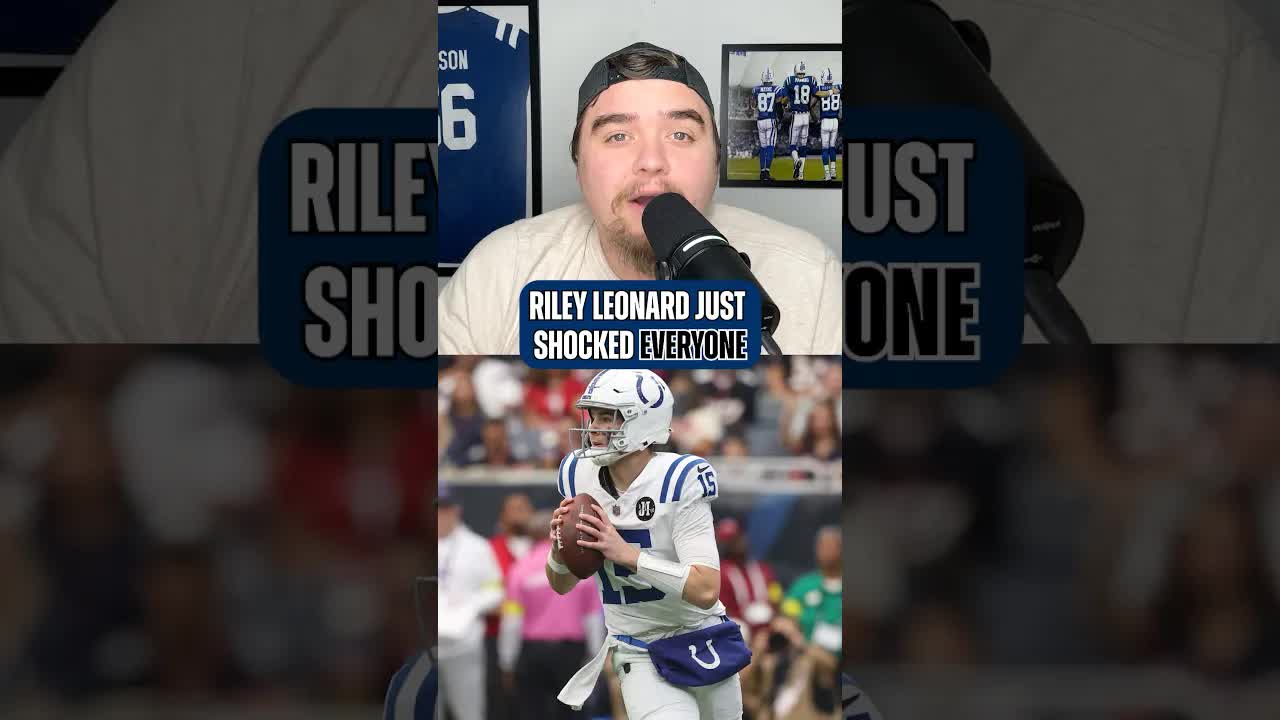 #Colts Riley Leonard BALLED OUT in Indianapolis’ Week 18 loss to the Texans