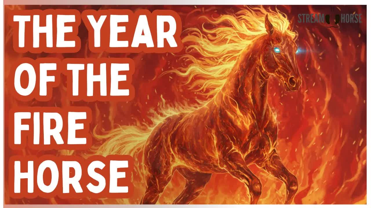 4 Hours of Fire Horse Energy 🔥🐎 Chinese Zodiac New Year Celebration