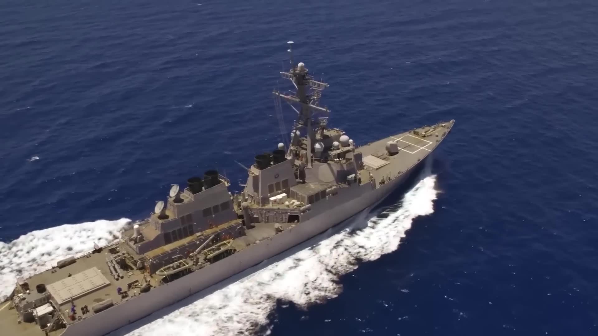 Unsafe Chinese intercept of American warship