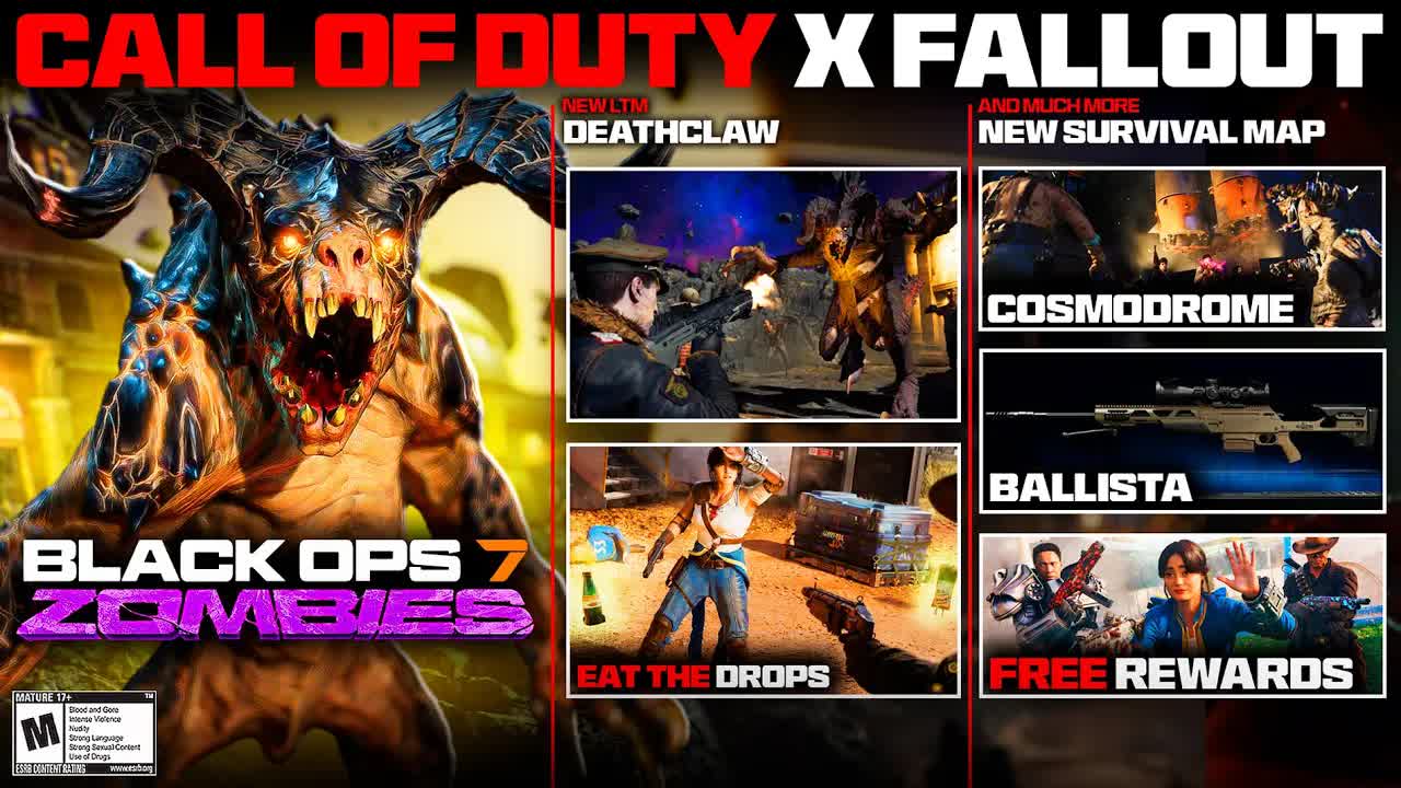 New Zombies Mode & Enemy Types! Black Ops 7 Fallout x COD Collab Event Breakdown Season 1 Reloaded