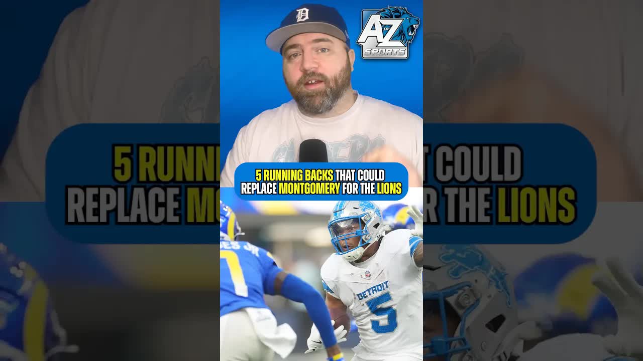 These are some guys the #Lions could bring in to replace David Montgomery… #detroit #nfl #onepride