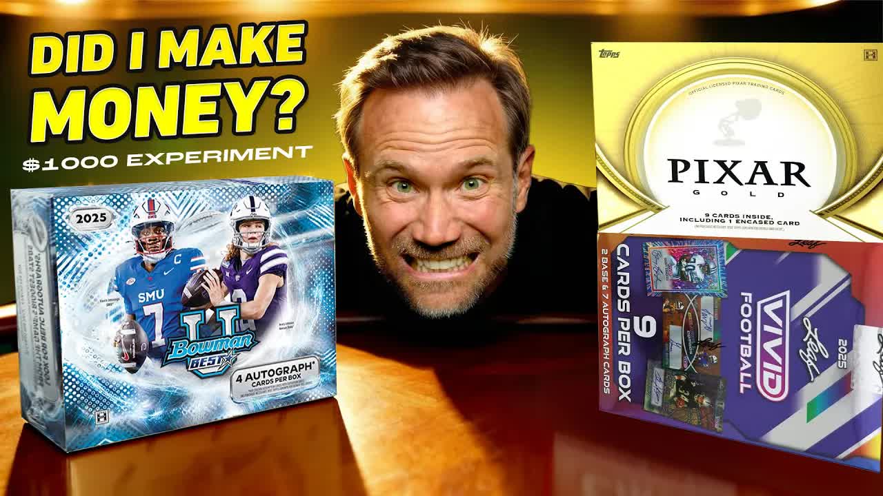 Can you MAKE MONEY Opening Sports Card Boxes?? ($1,000 Experiment)