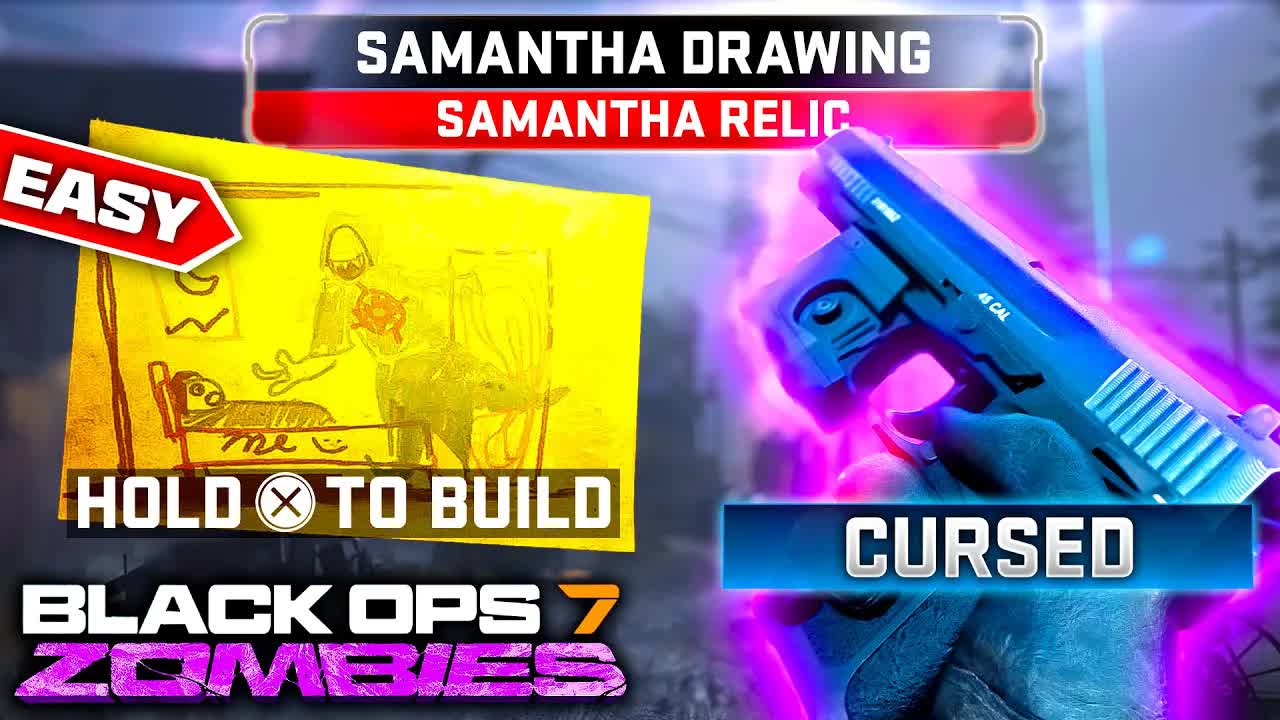 How to UNLOCK Samantha's Drawing Relic in Cursed Mode! Black Ops 7 Zombies Ashes of the Damned Relic