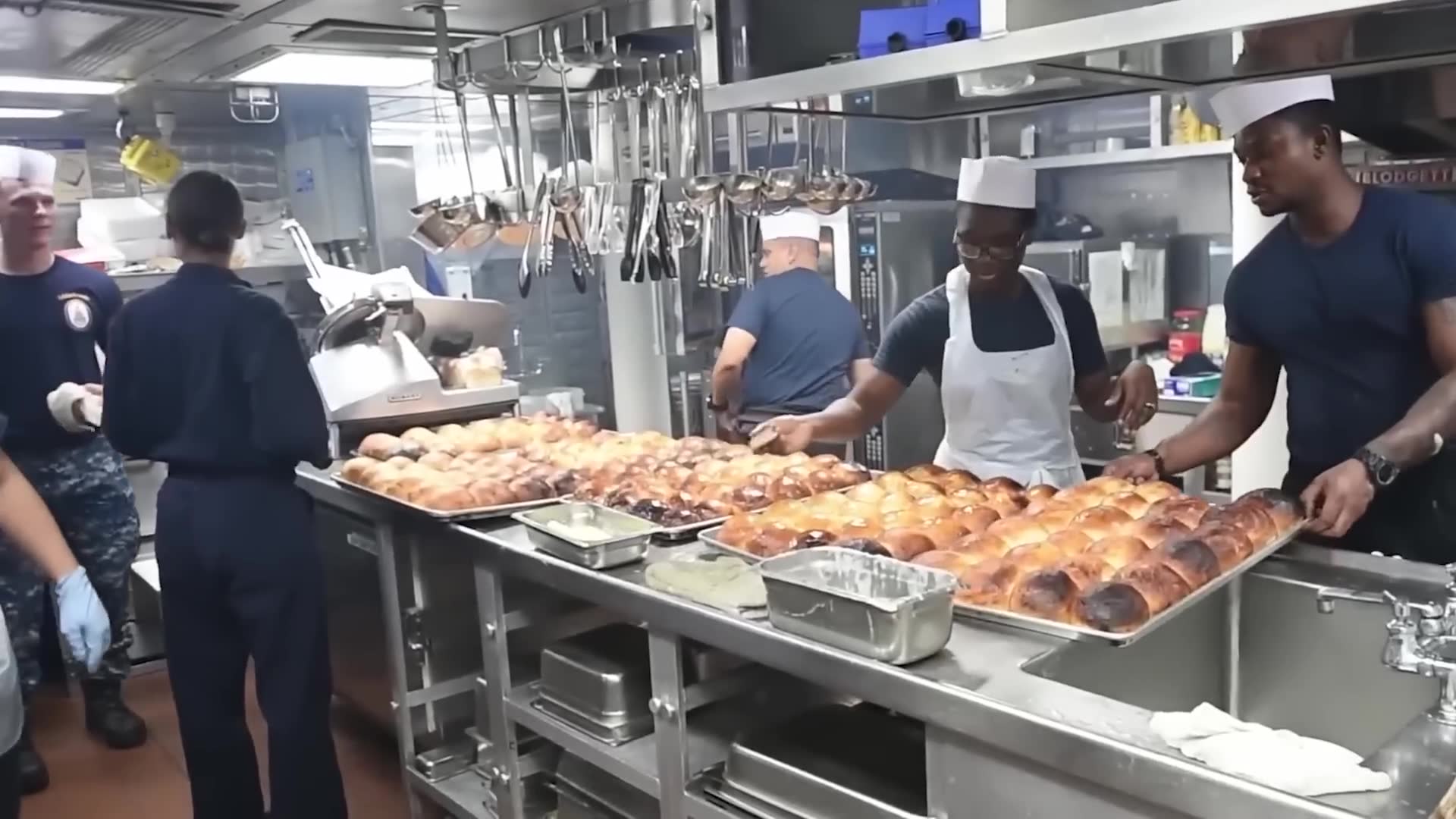 Culinary operations on ballistic missile submarine
