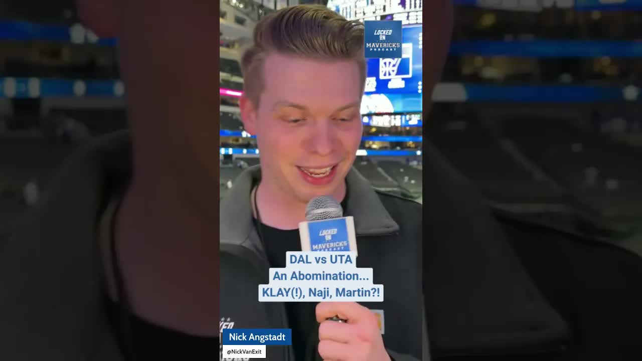 The Dallas Mavericks win an ABOMINABLE game vs the Utah Jazz, Klay Thompson GOES OFF