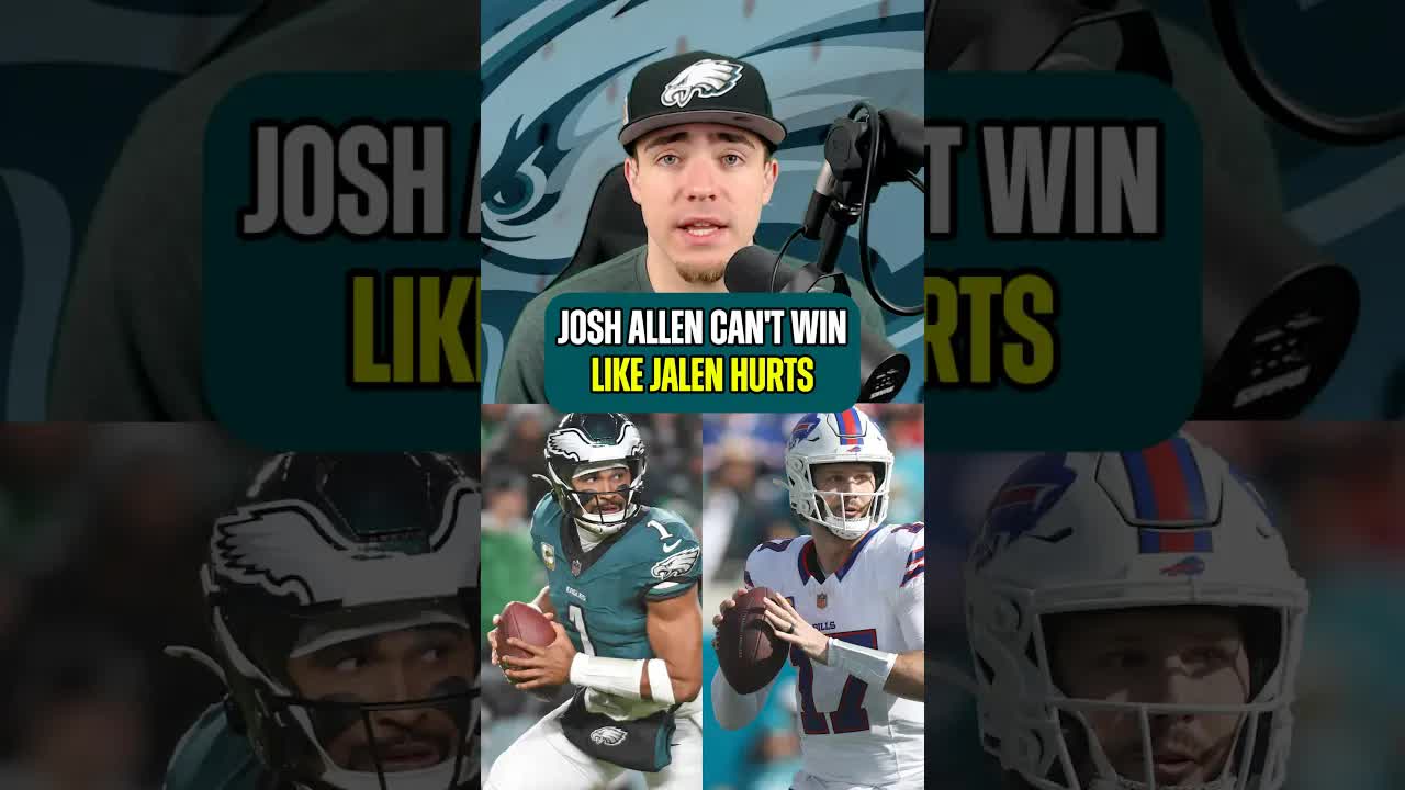 Josh Allen STILL Can’t Win Like Jalen Hurts #philadelphiaeagles #eaglesnation #eaglesfootball