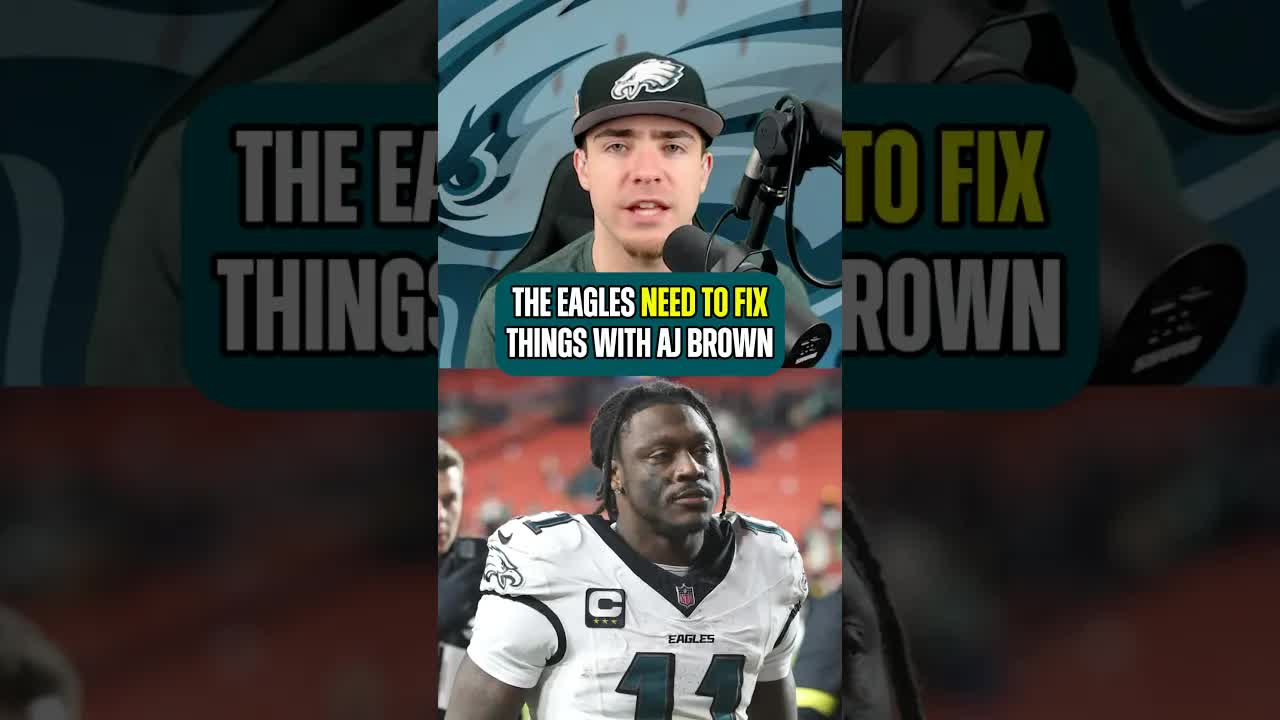 The #Eagles Have To Figure Things Out With AJ Brown This Offseason 👀#philadelphiaeagles #nflnews