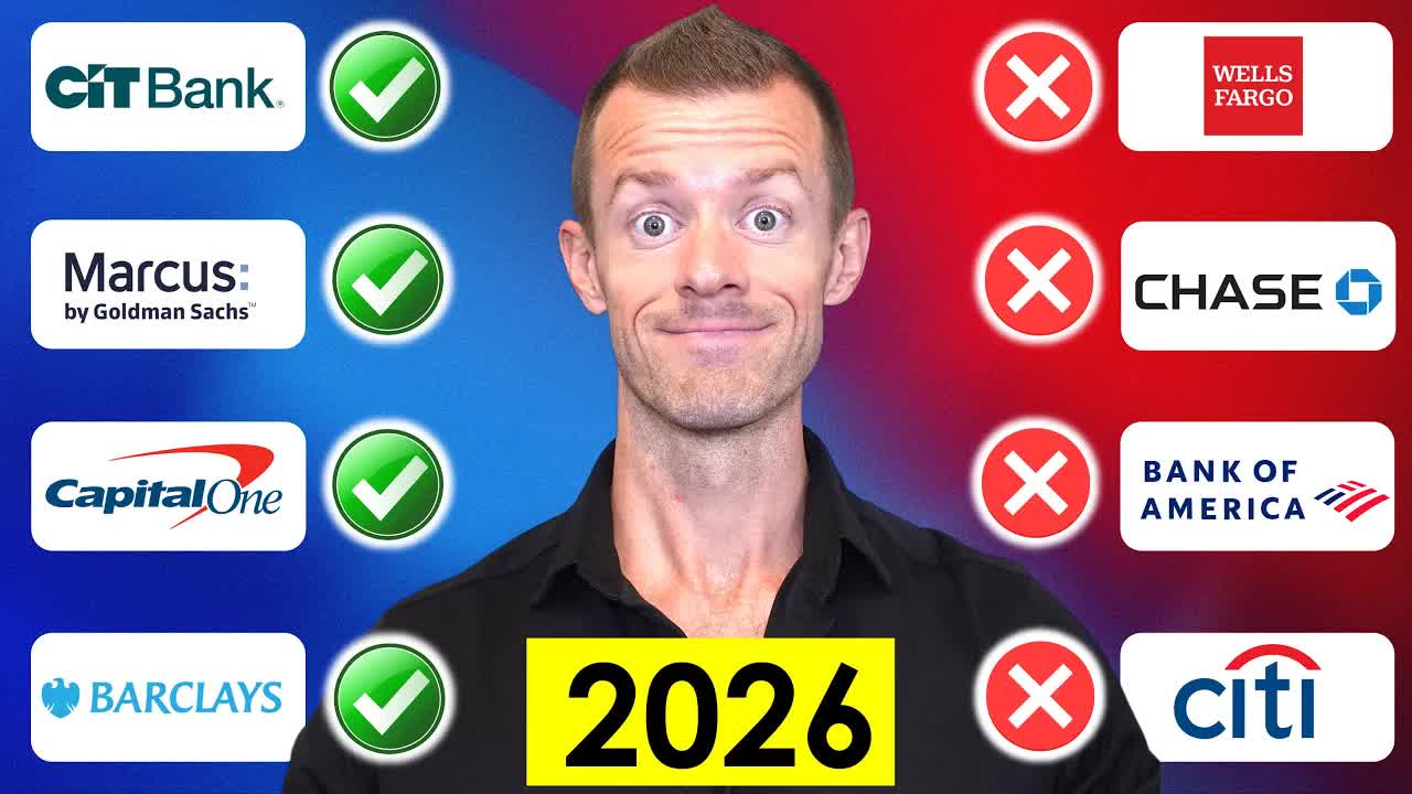 #1 BEST Bank Accounts 2026 (High Yield Savings)