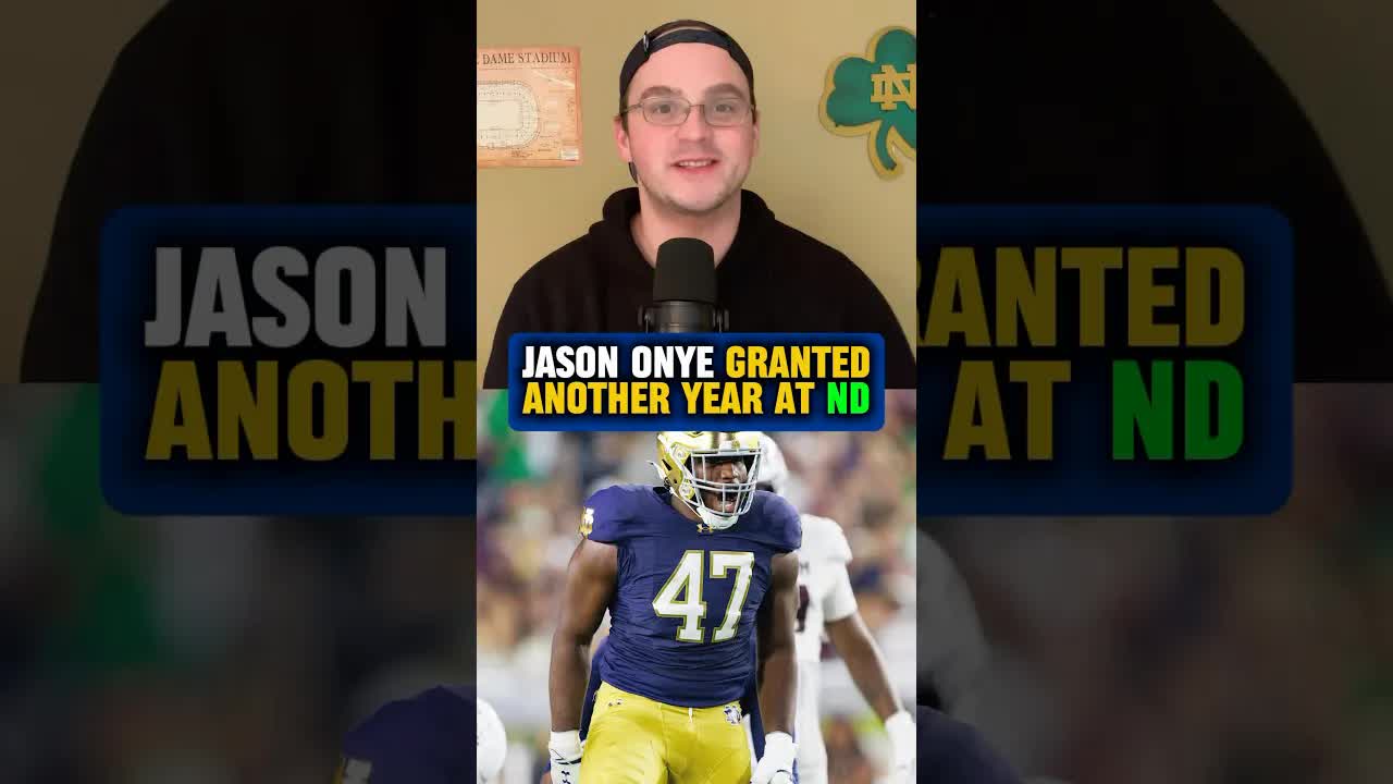 The #Irish got a KEY defensive leader back for 2026 🔥 #NotreDame #football #edit #shorts