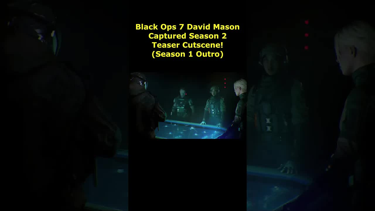 Black Ops 7 David Mason Captured Season 2 Teaser Cutscene! Black Ops 7 Season 1 Outro Cutscene BO7