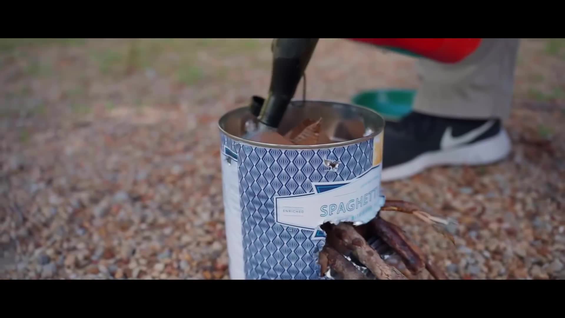 Making cooking device from scrap