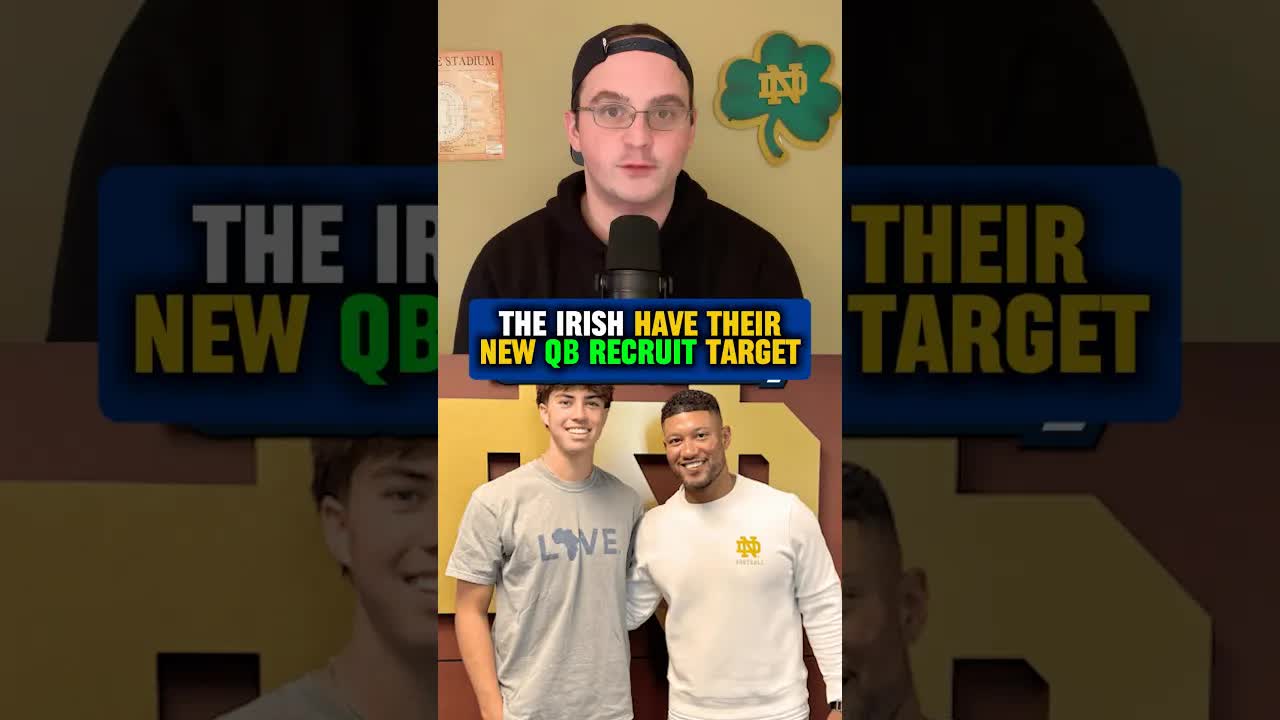 With Jarrard switching his eligibility the #Irish need to find their 2027 QB ☘️ #NotreDame #football