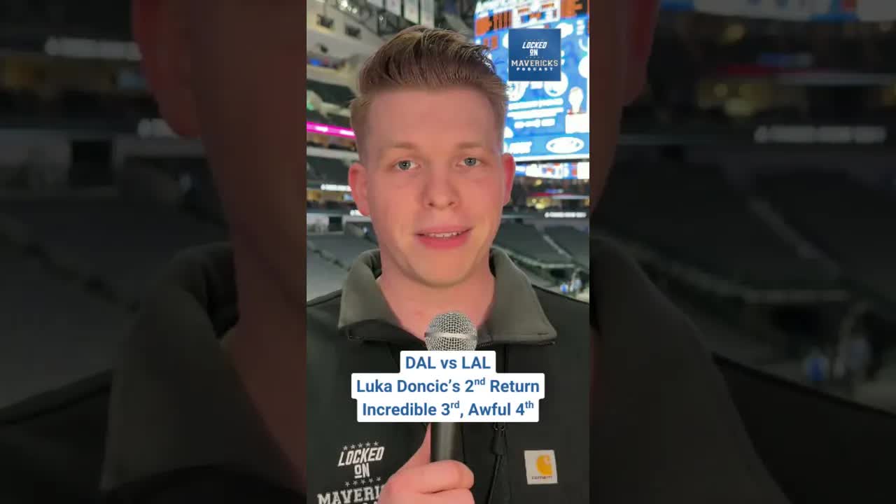 Dallas Mavericks Fall in Luka Doncic's 2nd Return with the Los Angeles Lakers, Cooper Flagg.,..