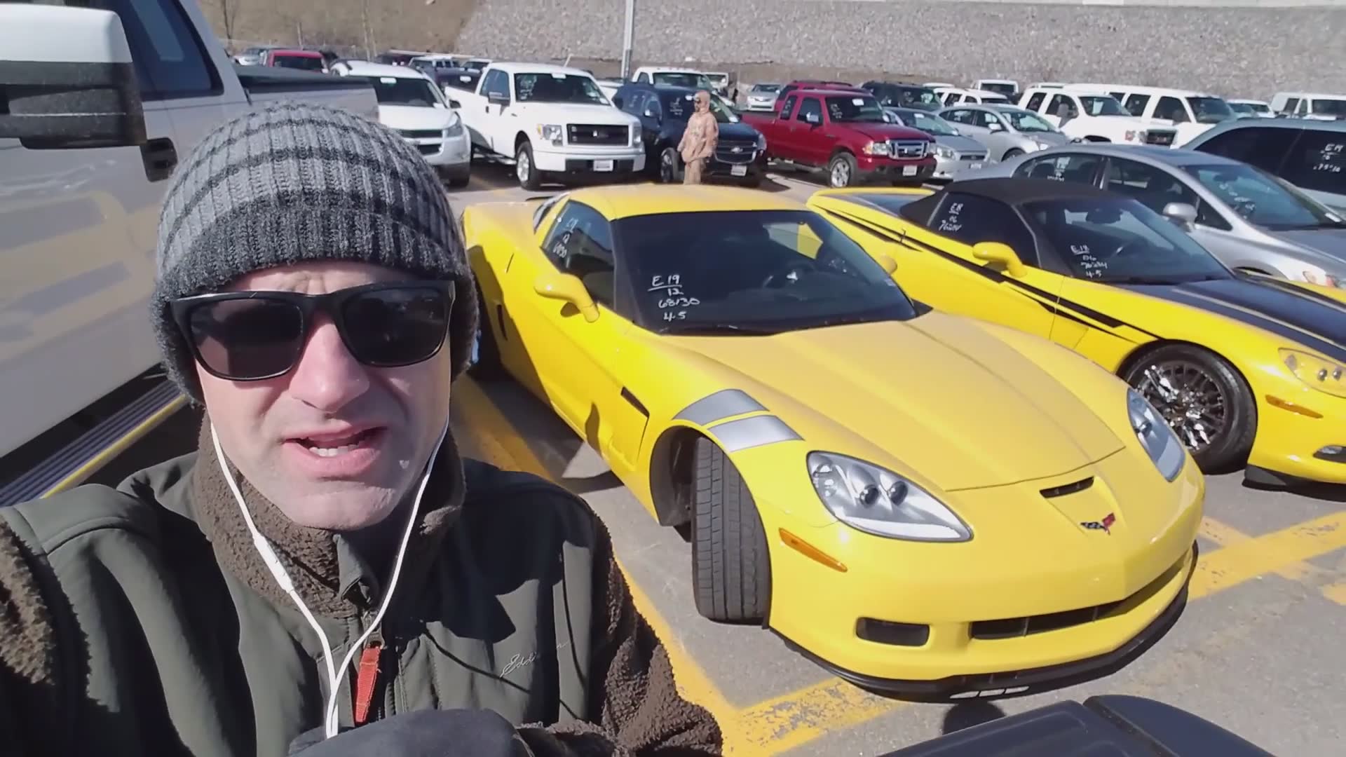 Current wholesale values for various Corvette models