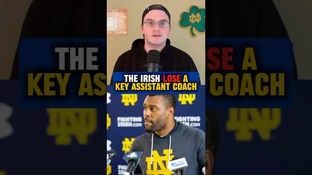 The #Irish have to replace a crucial spot on their staff ☘️ #NotreDame #football #edit #shorts