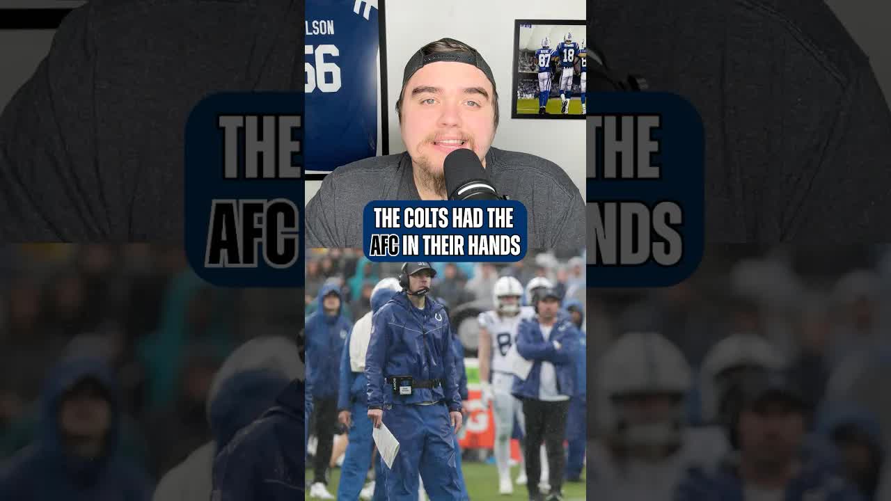 The #colts season will be remembered by how the team squandered their BEST opportunity in a while