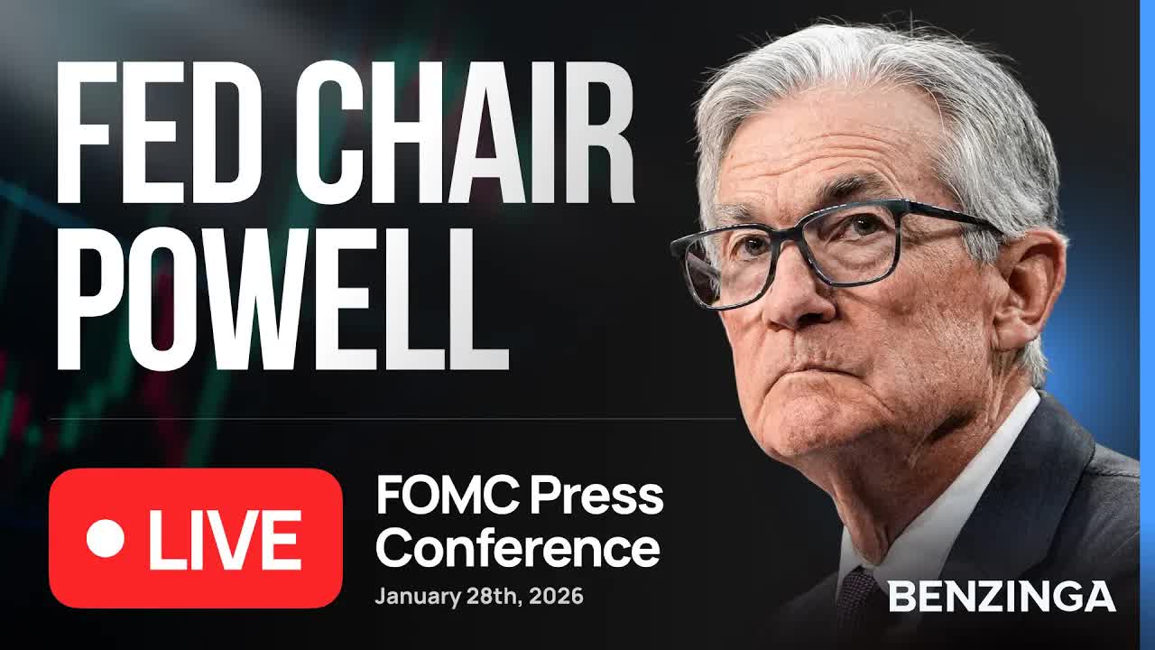 Jerome Powell FOMC Press Conference LIVE | Fed Rate Decision (Jan 28, 2026)