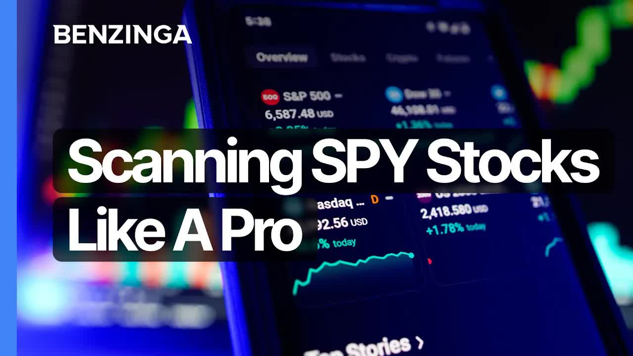 The Easiest Way to Scan S&P 500 Stocks in Benzinga Pro