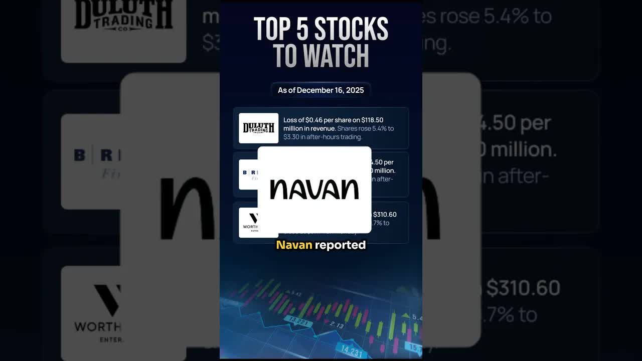 5 Stocks You Need To Watch Today