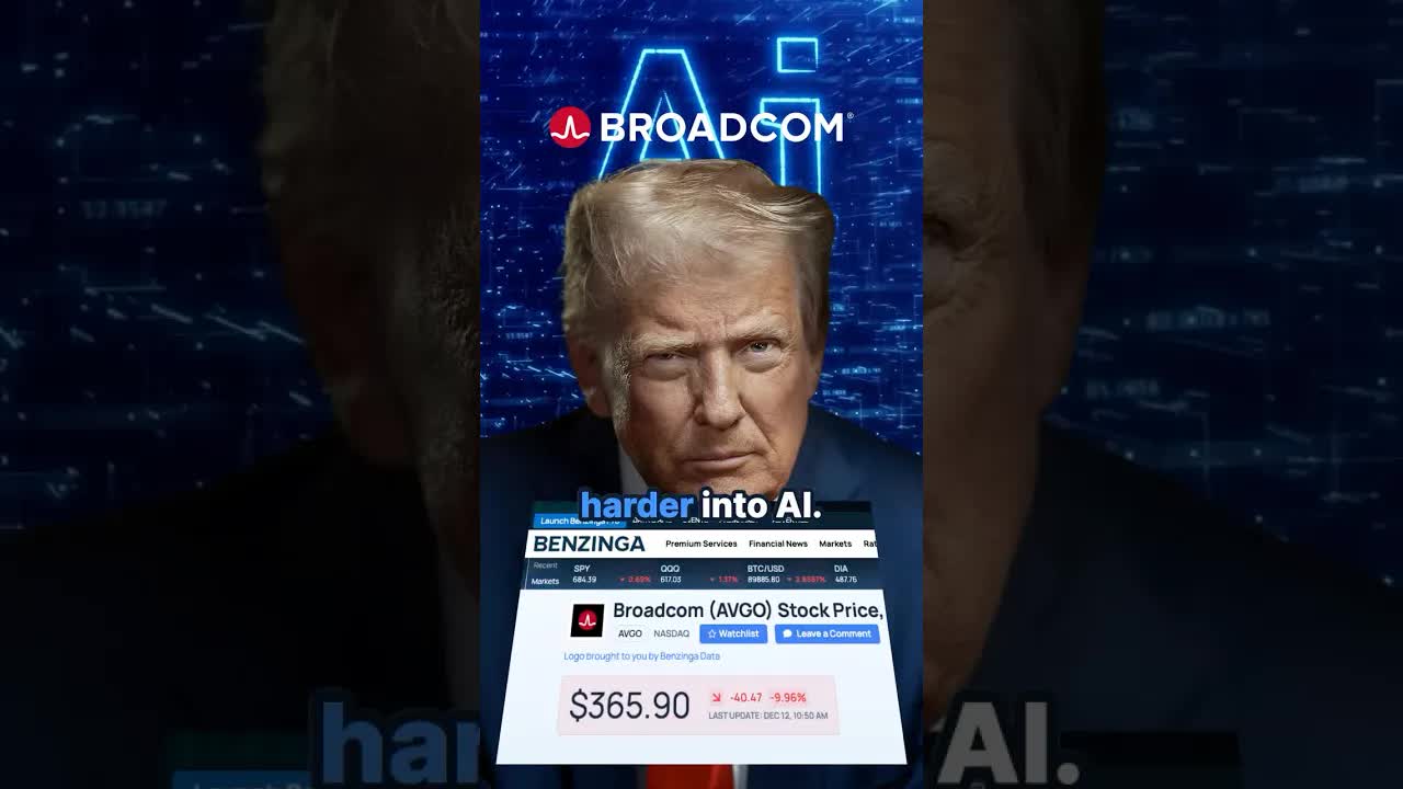 Trump Pushes AI – Broadcom Stock Drops