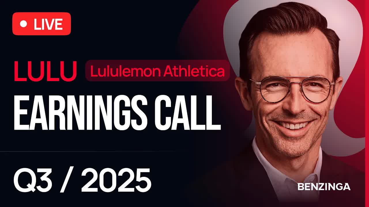 Lululemon Athletica Q3 FY25 Earnings Call | $LULU | 🔴 WATCH LIVE