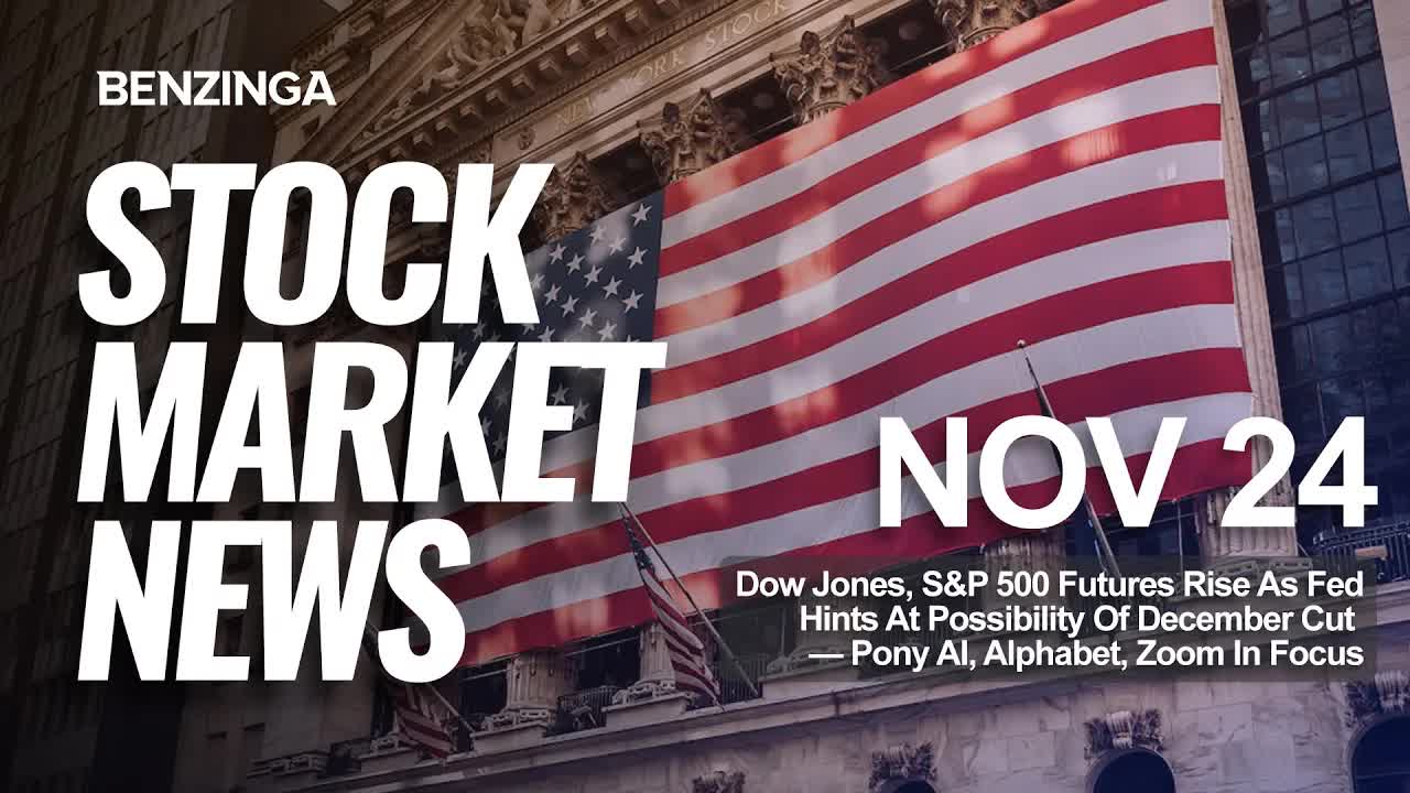 Stock Market News Today | Fed Hints At Possibility Of December Cut | Nov 24, 2025