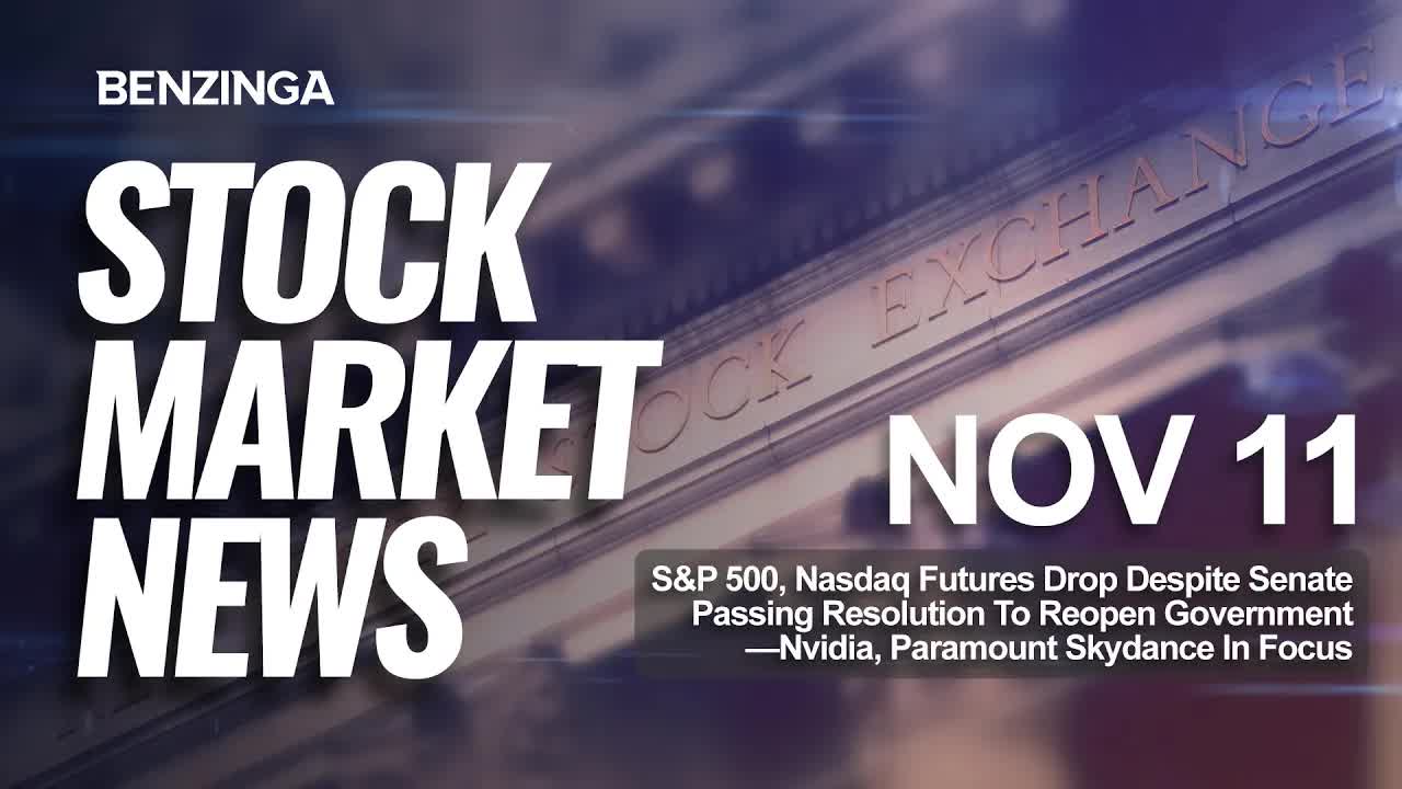 Stock Market News Today | S&P 500, Nasdaq Futures Drop, NVDA, PSKY In Focus | Nov 11, 2025