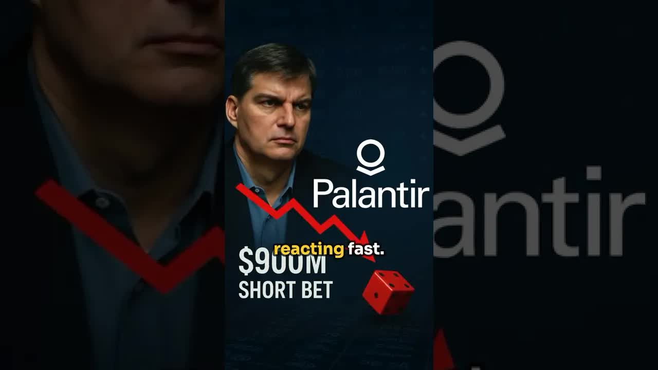 Michael Burry Just Bet $900 Million Against Palantir 😳