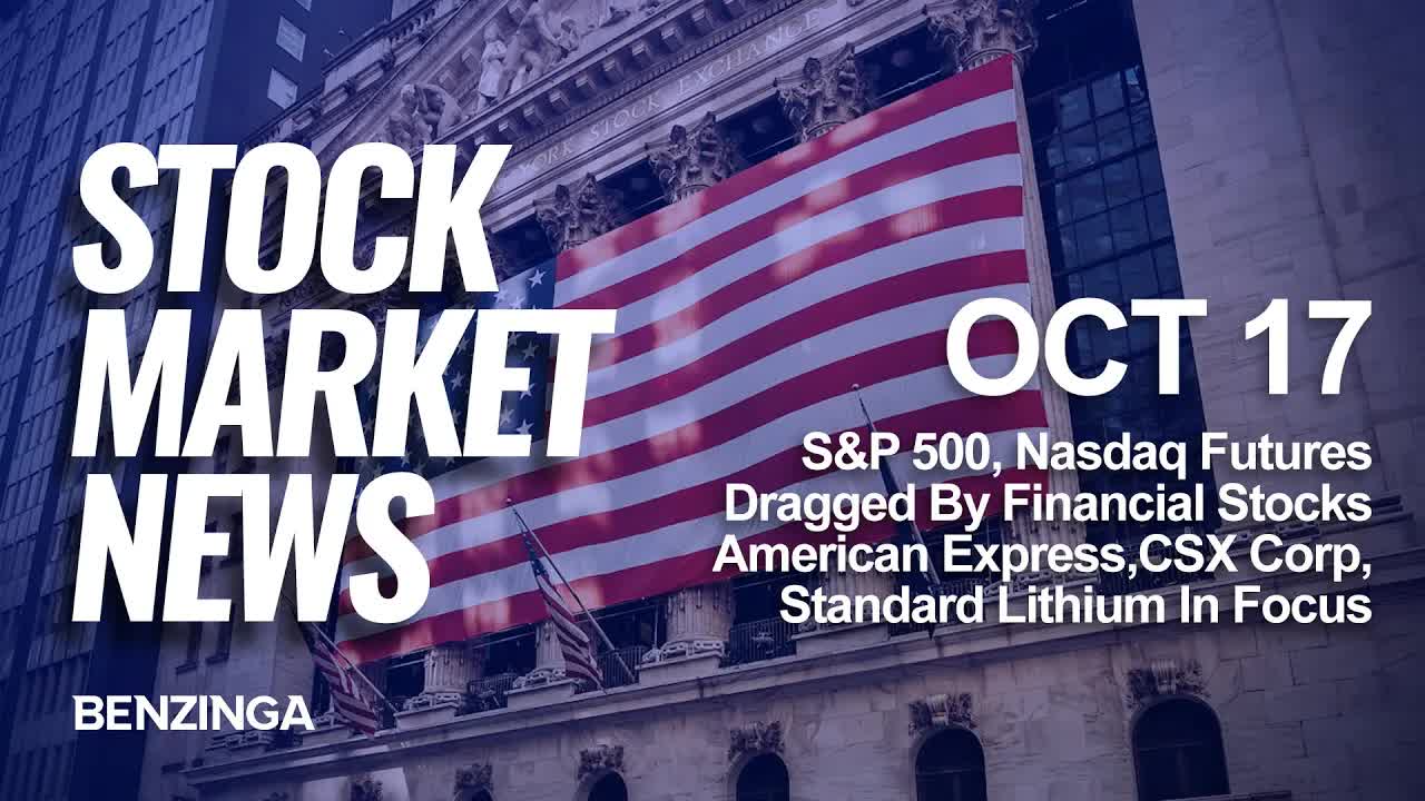 Futures Dragged By Financial Stocks—American Express, CSX Corp, Standard Lithium In Focus