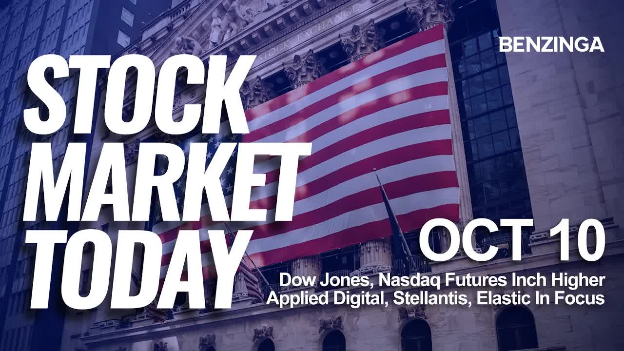 Futures Inch Higher - Applied Digital, Stellantis, Elastic In Focus - October 10, 2025