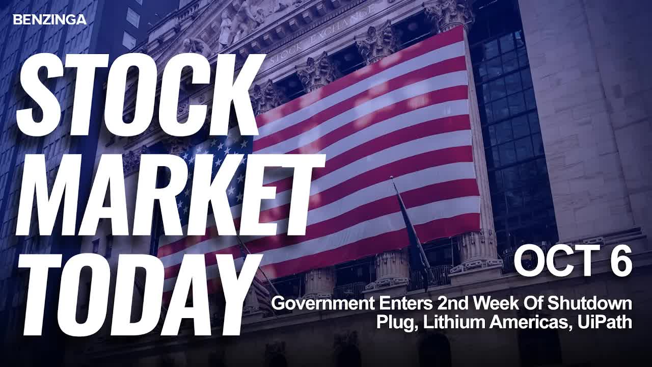 Government Enters 2nd Week Of Shutdown—AMD, Lithium Americas, UiPath In Focus