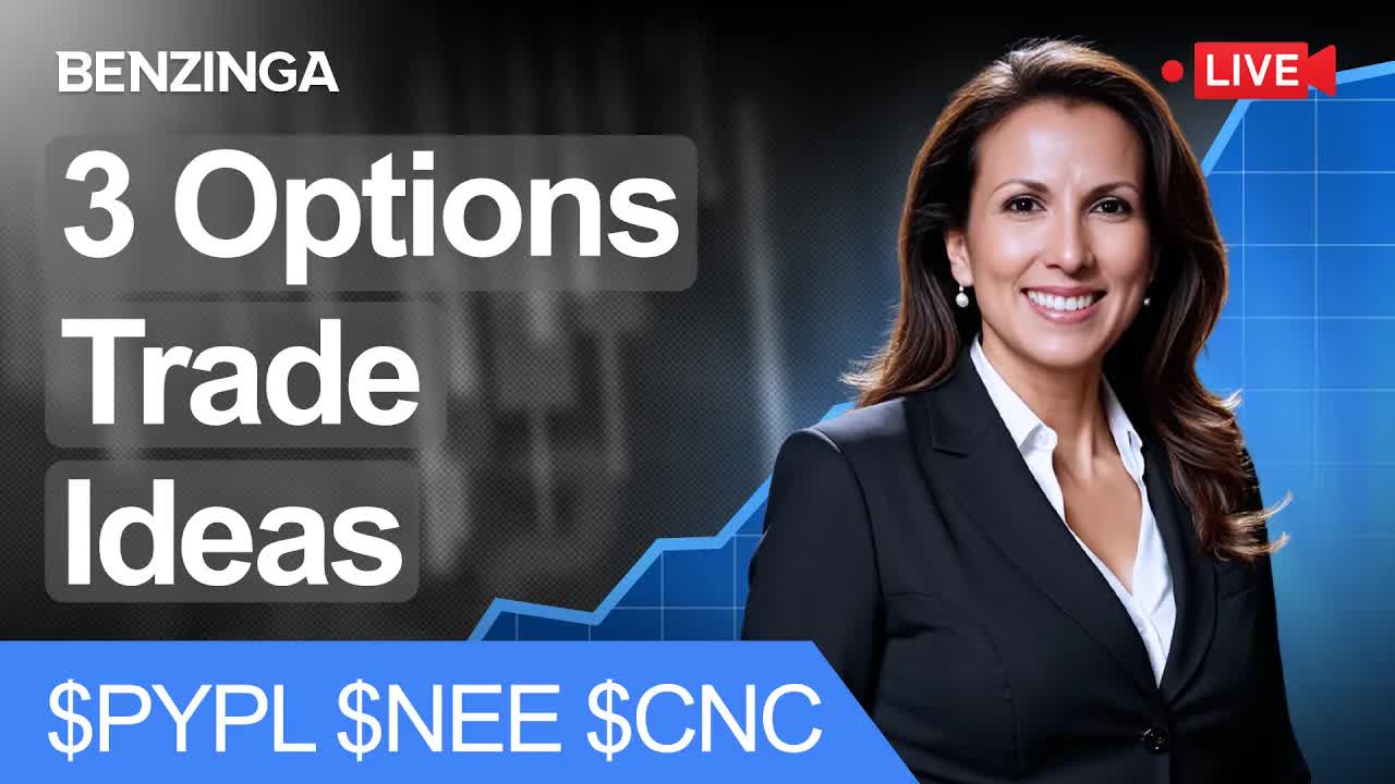 3 Options Trade Ideas: $PYPL $CNC $NEE | With Anne-Marie Baiynd