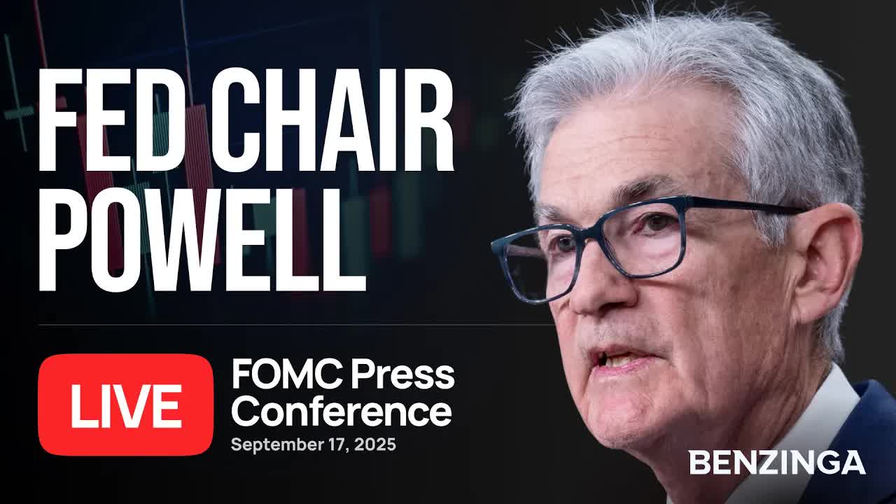 Fed Chair Jerome Powell FOMC Rate Decision | LIVE Press Conference | September 17, 2025