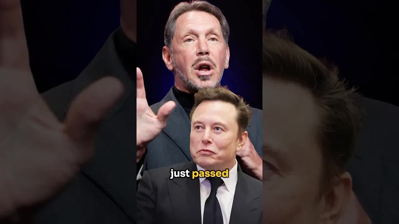 🤑 Larry Ellison Surpasses Elon Musk: Becomes Richest Man Alive