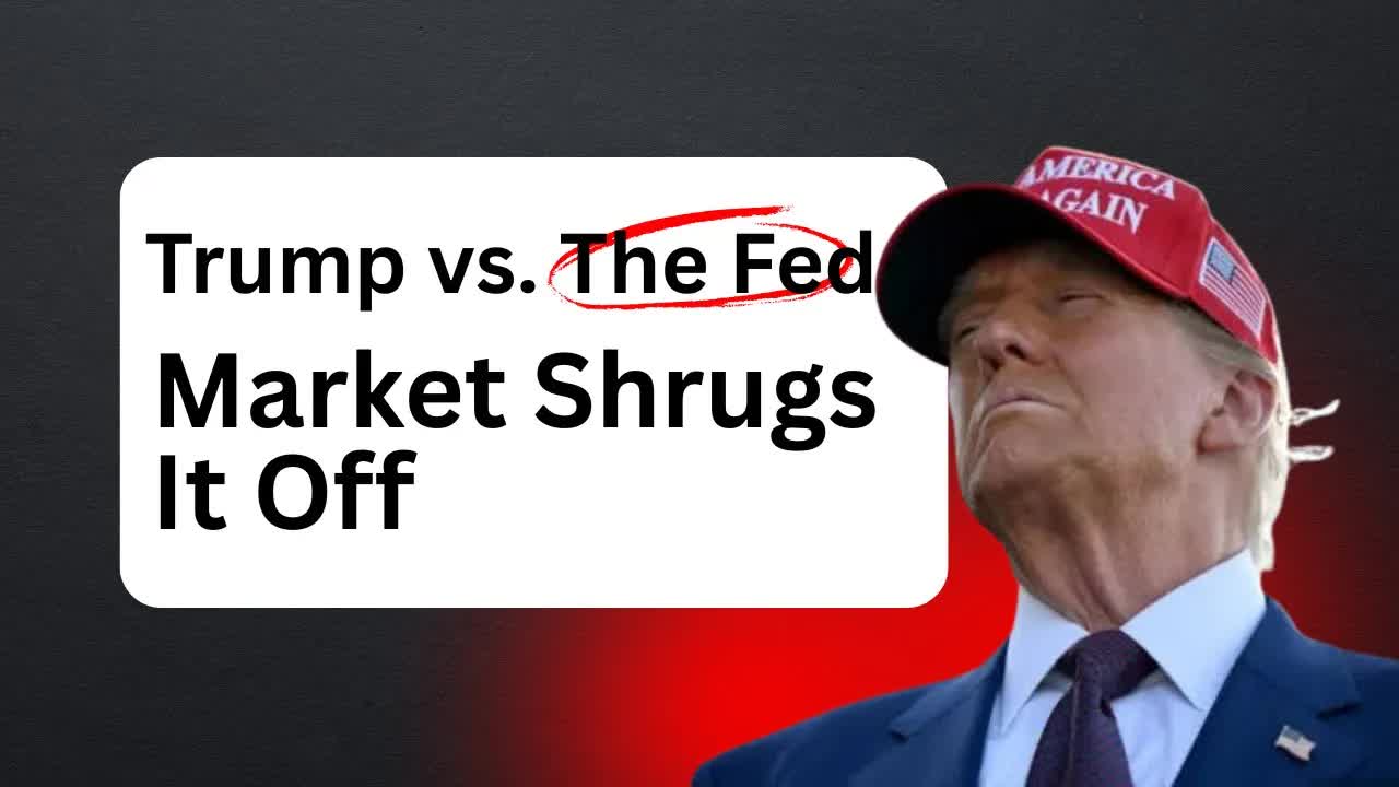 Trump Fires Fed Governor Lisa Cook… But the Market Doesn’t Care?