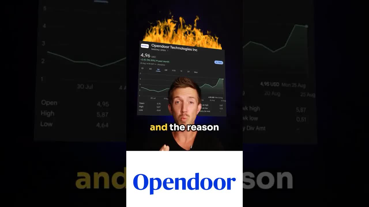 Opendoor Stock Explodes 102% After Powell’s Rate Cut Signal