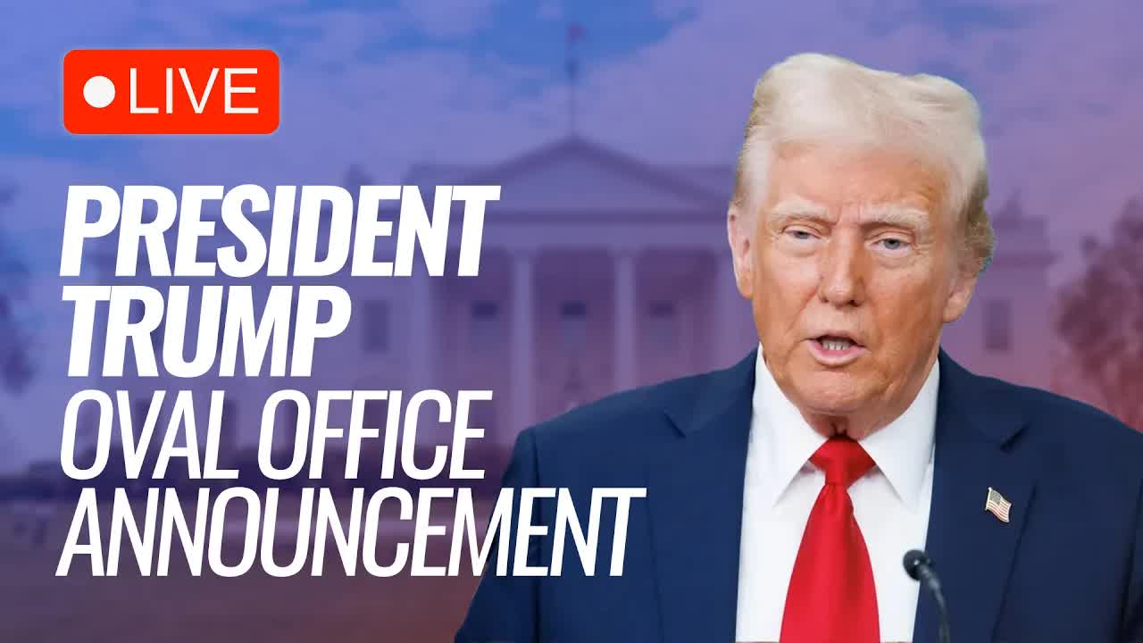 President Trump Oval Office Announcement | WATCH LIVE | Aug 22nd, 2025