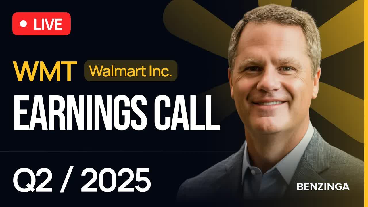 Walmart | Earnings Call Q2 2025 | $WMT | 🔴 WATCH LIVE