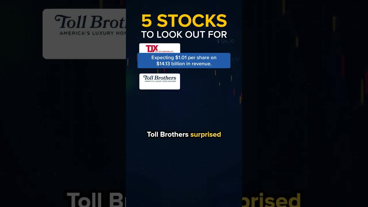 Stocks to Watch: Target, TJX, Toll Brothers, Lowe’s & La-Z-Boy Earnings