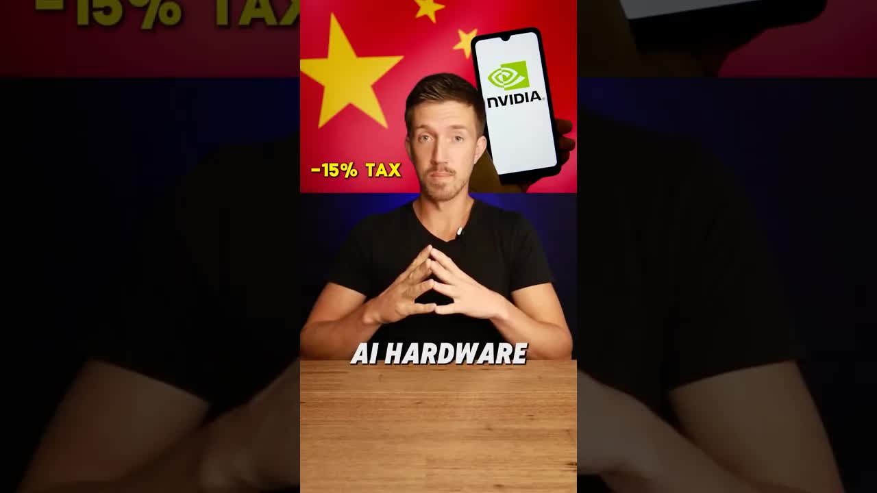 Nvidia Stock Hit by 15% China AI Chip Tax 🇨🇳