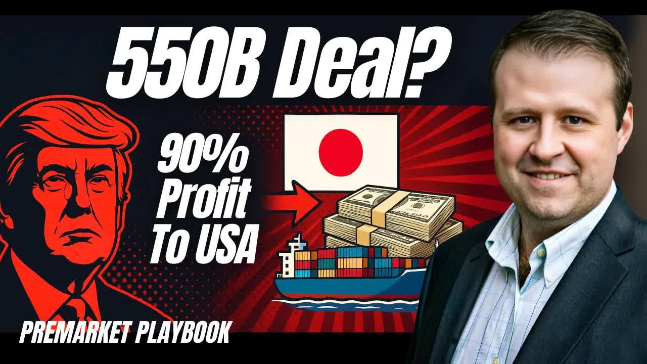 “$550B with Japan” - Trump Says Deal, 90% Profits to USA