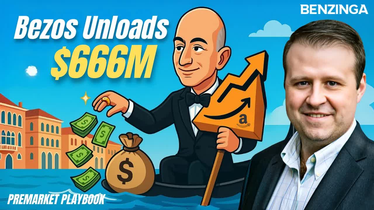 Ka-Ching! Bezos Cashes Out 2.9 M Amazon Shares