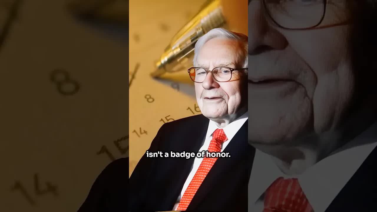 Warren Buffett: 'This is the only thing you can't buy' 💵