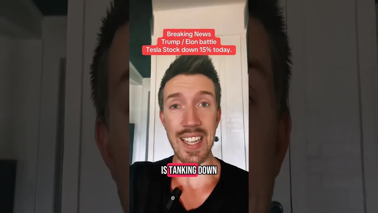 Elon, Trump Tweet Battle | Tesla Crash 15% Today | Latest News