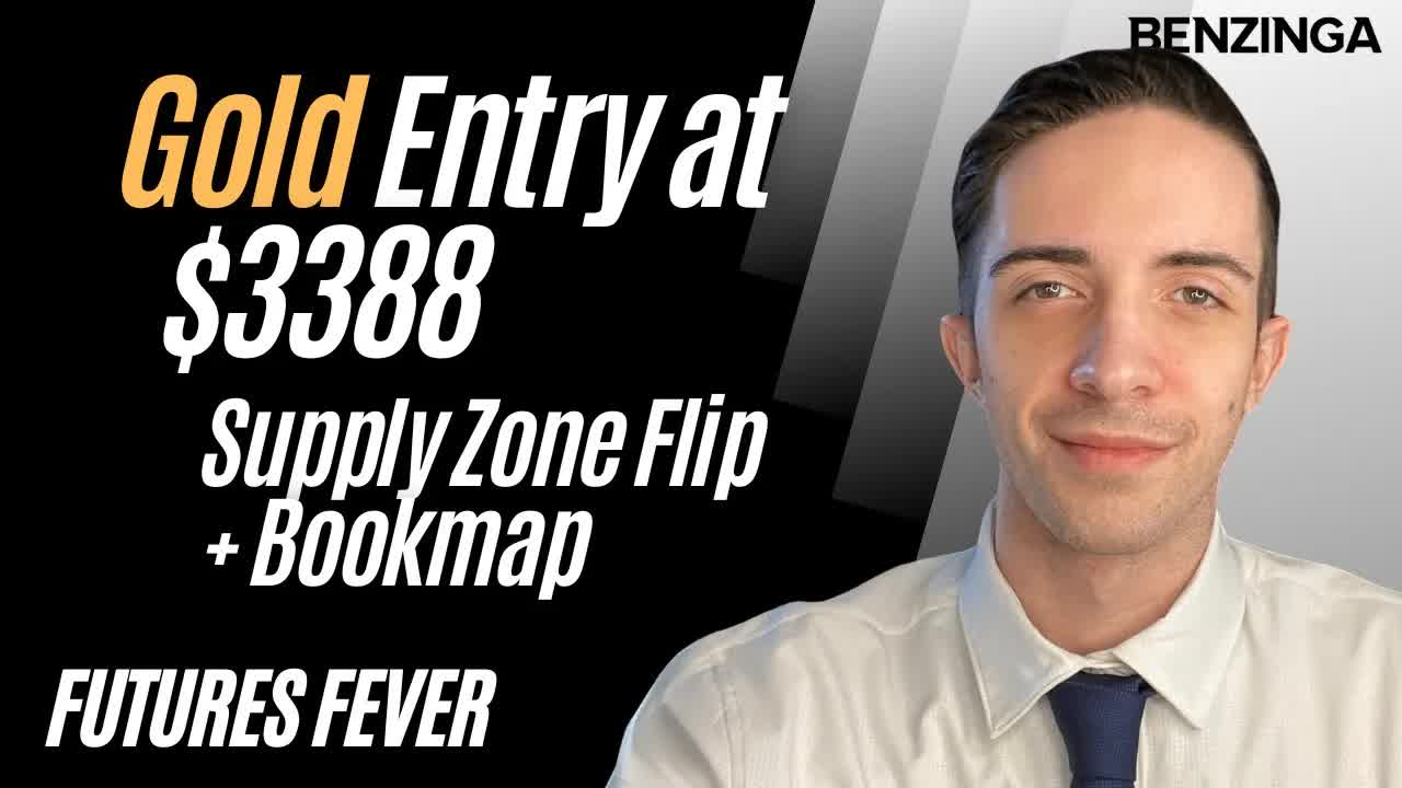 How I Nailed a 3:1 Gold Long with Supply Zone + Bookmap