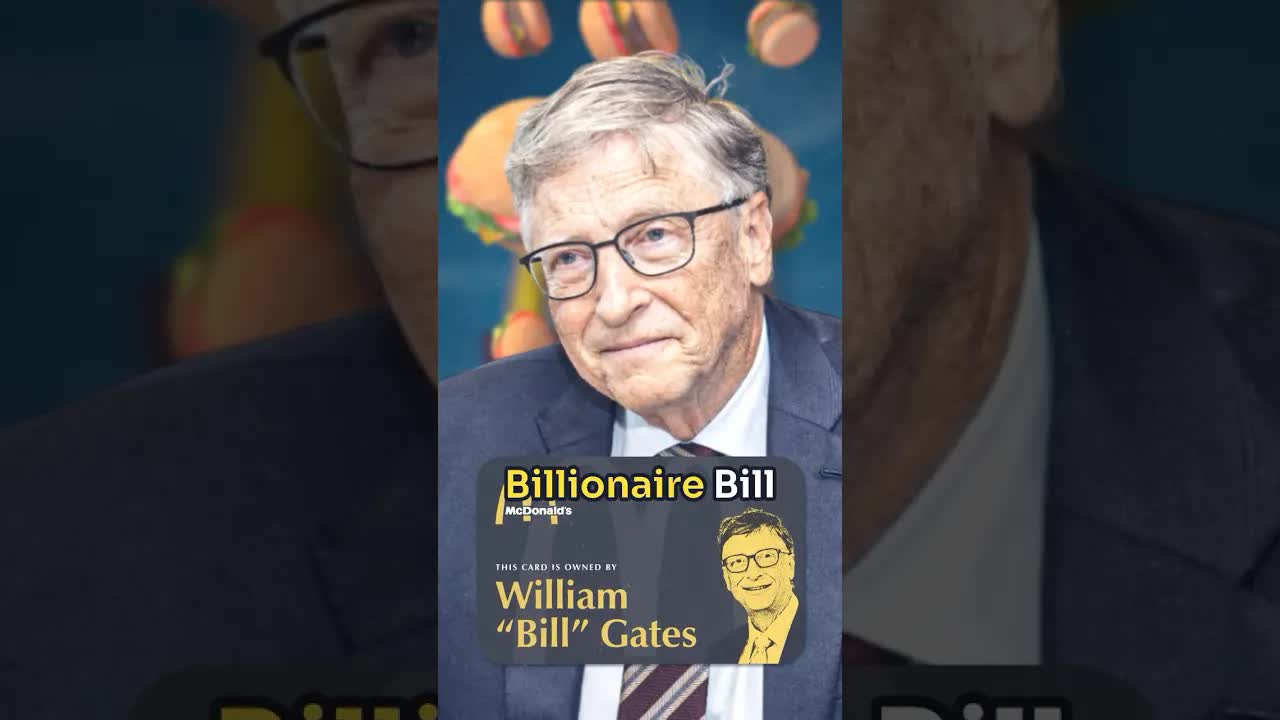 😮 Bill Gates Gets FREE Mcdonald's For Life?! 🍔