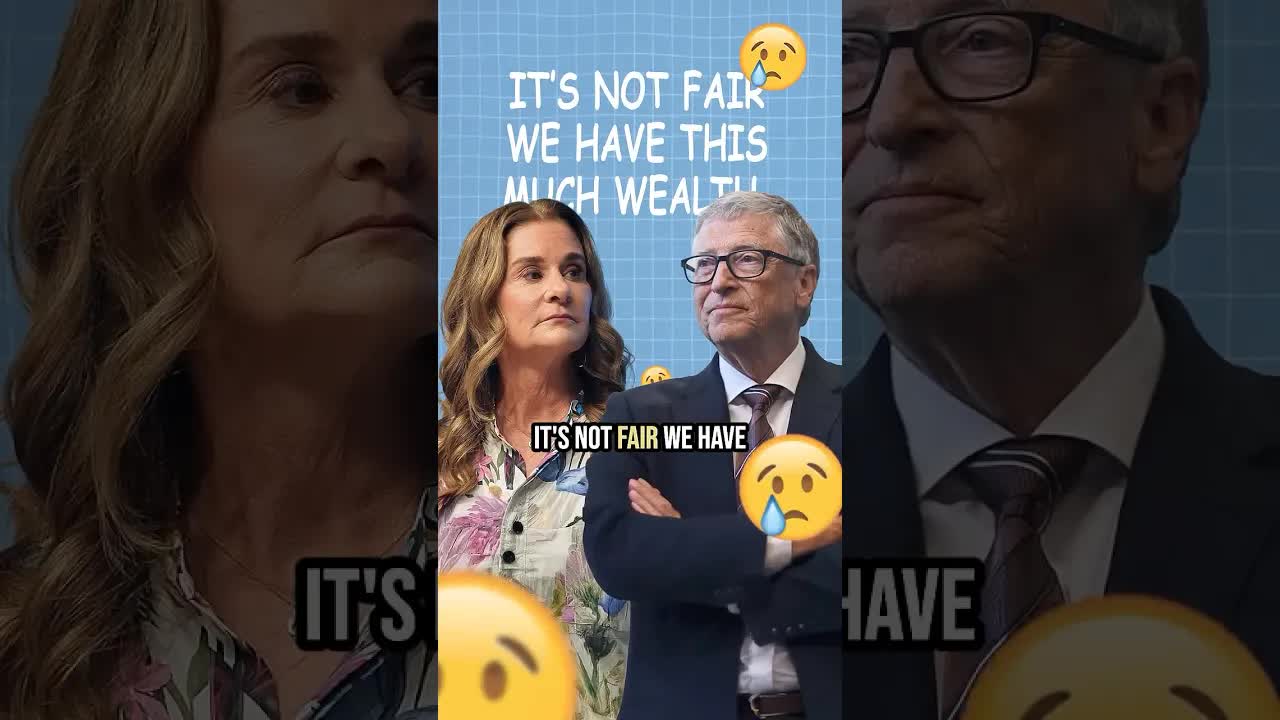 Bill & Melinda Gates: “It’s Not Fair We Have This Much Money” 🤯💬